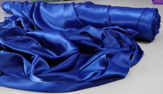 1313-ELASTYCZNA SATYNA SZAFIR