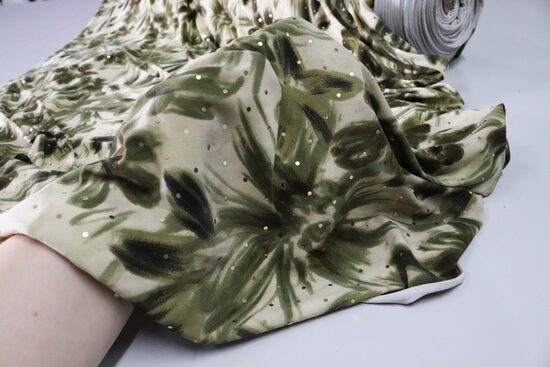 1264-VENESIA ITY - ZIELEŃ WZÓR BŁYSK