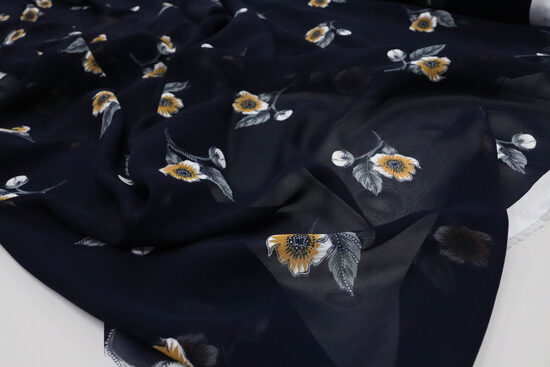 2060-GRANAT SZYFON W ŻÓŁTE KWIATY