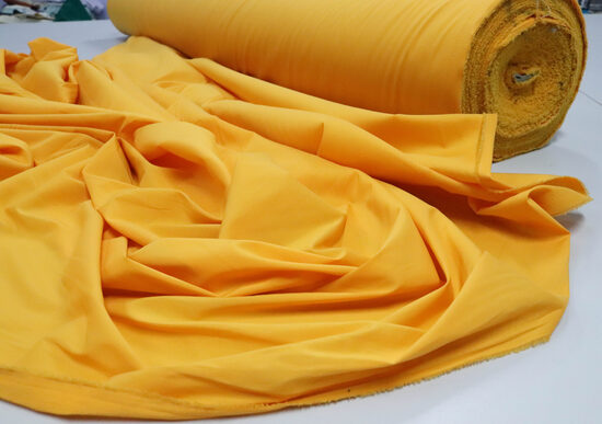 2159-BAWEŁNIANY ŻÓŁTY ELASTYCZNY BATYST