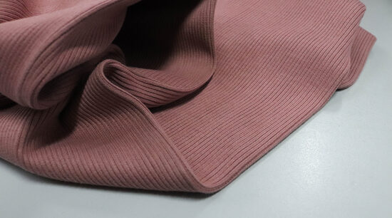 2124- GRUBY BAWEŁNIANY PRĄŻEK BRUDNY RÓŻ 