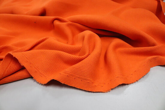 2130-GRUBY BAWEŁNIANY PRĄŻEK MARCHEWKA